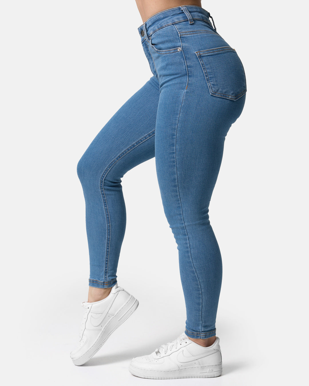 Pershape Skinny Jeans - Medium Blue