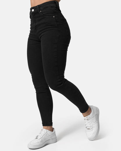 Pershape Skinny Jeans - Washed Black