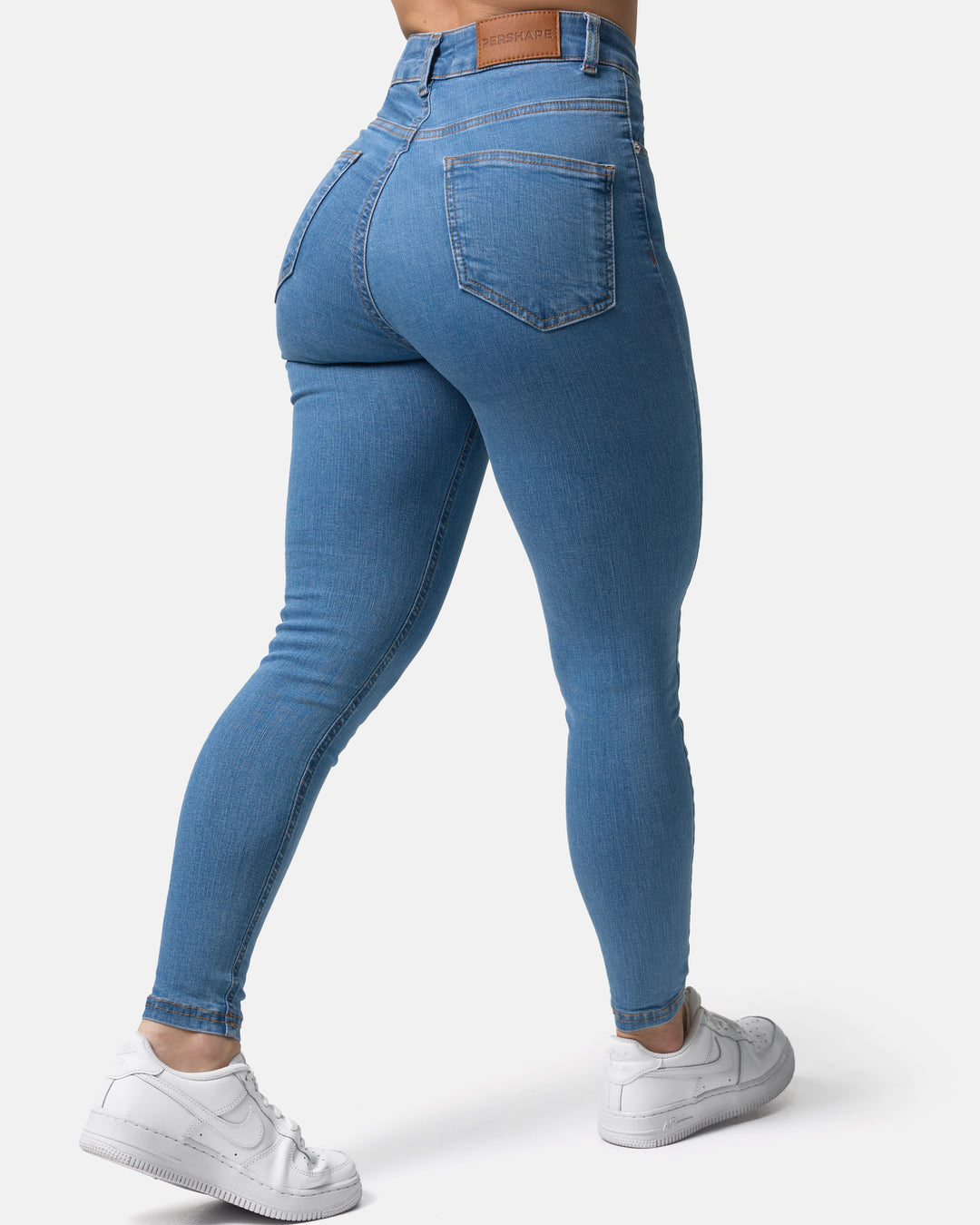 Pershape Skinny Jeans - Medium Blue