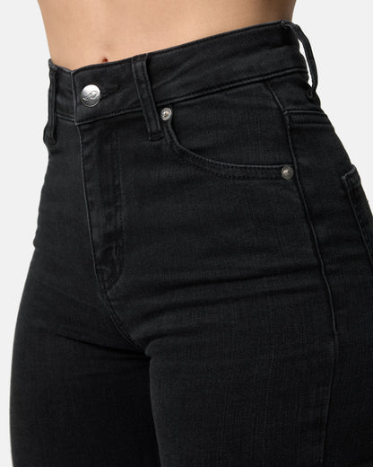 Pershape Skinny Jeans - Washed Black