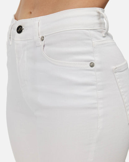 Pershape Flared Jeans - Pure White