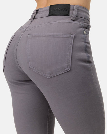 Pershape Flared Jeans - Stone Grey