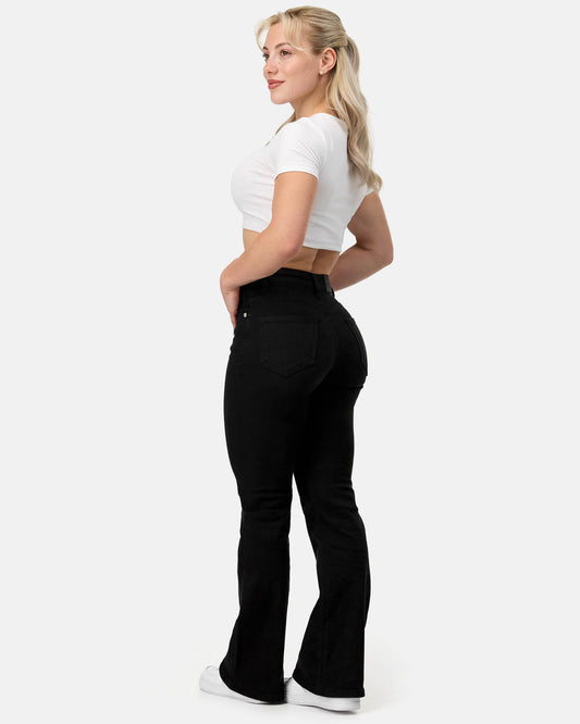 Pershape Flared Jeans - True Black