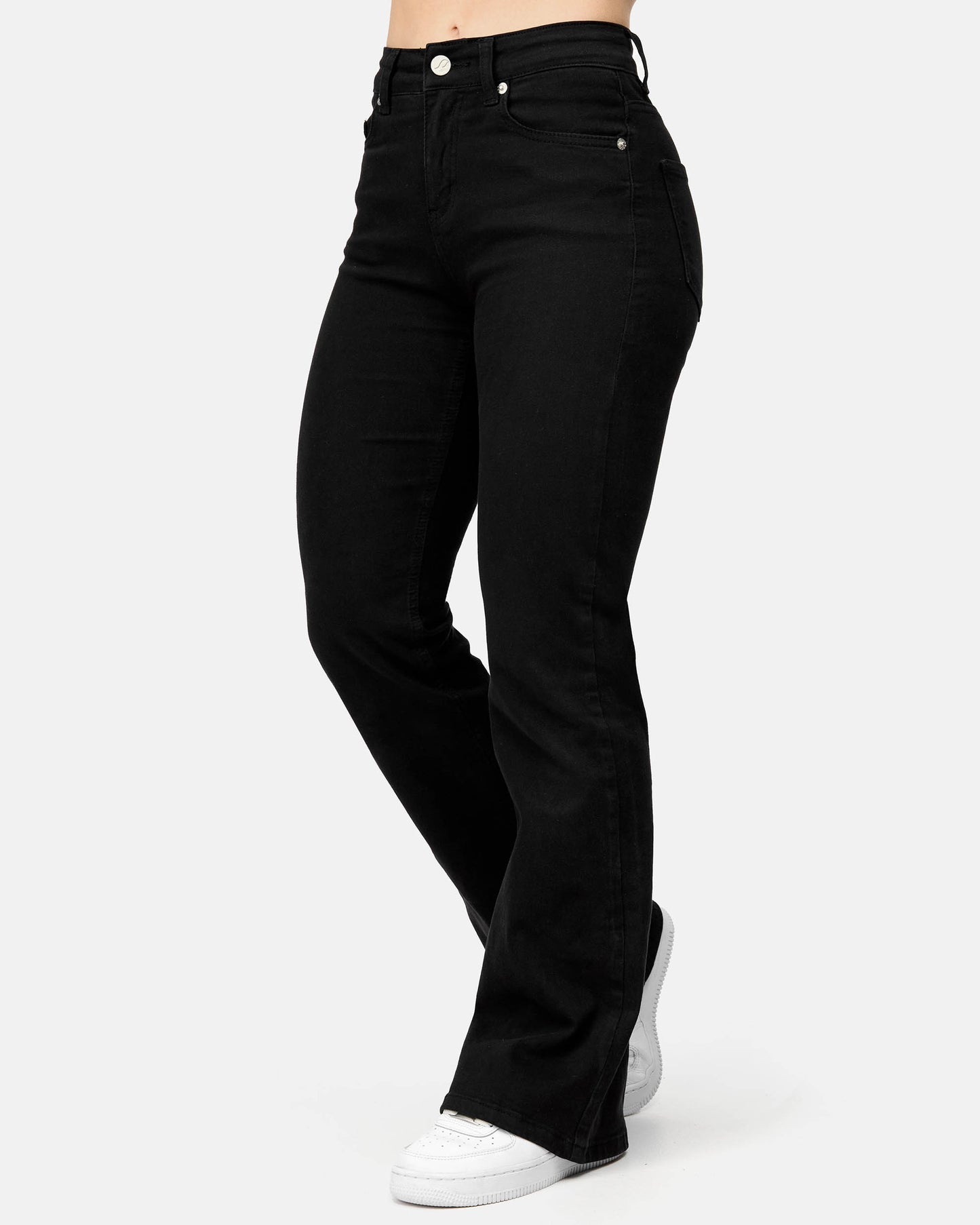 Pershape Flared Jeans - True Black