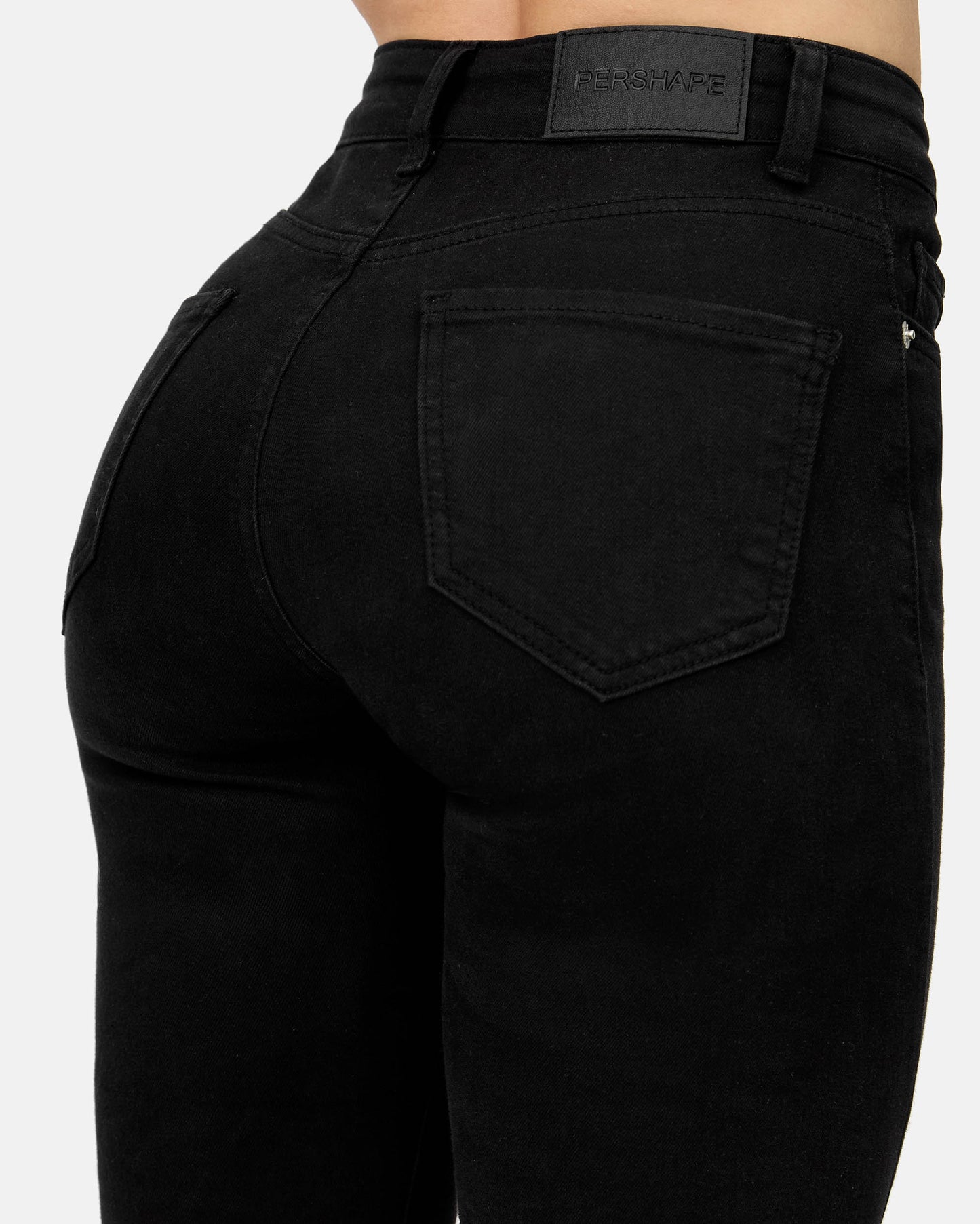 Pershape Flared Jeans - True Black