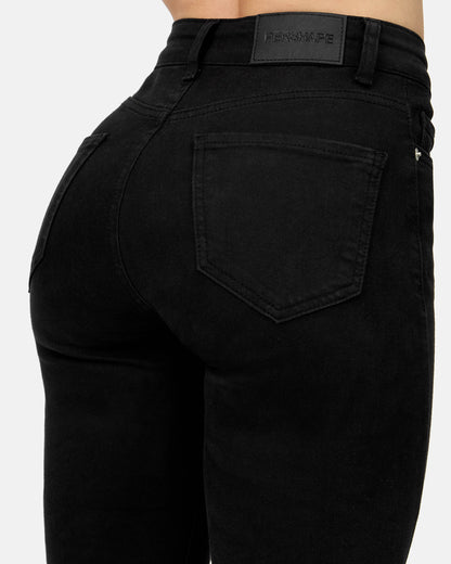 Pershape Flared Jeans - True Black