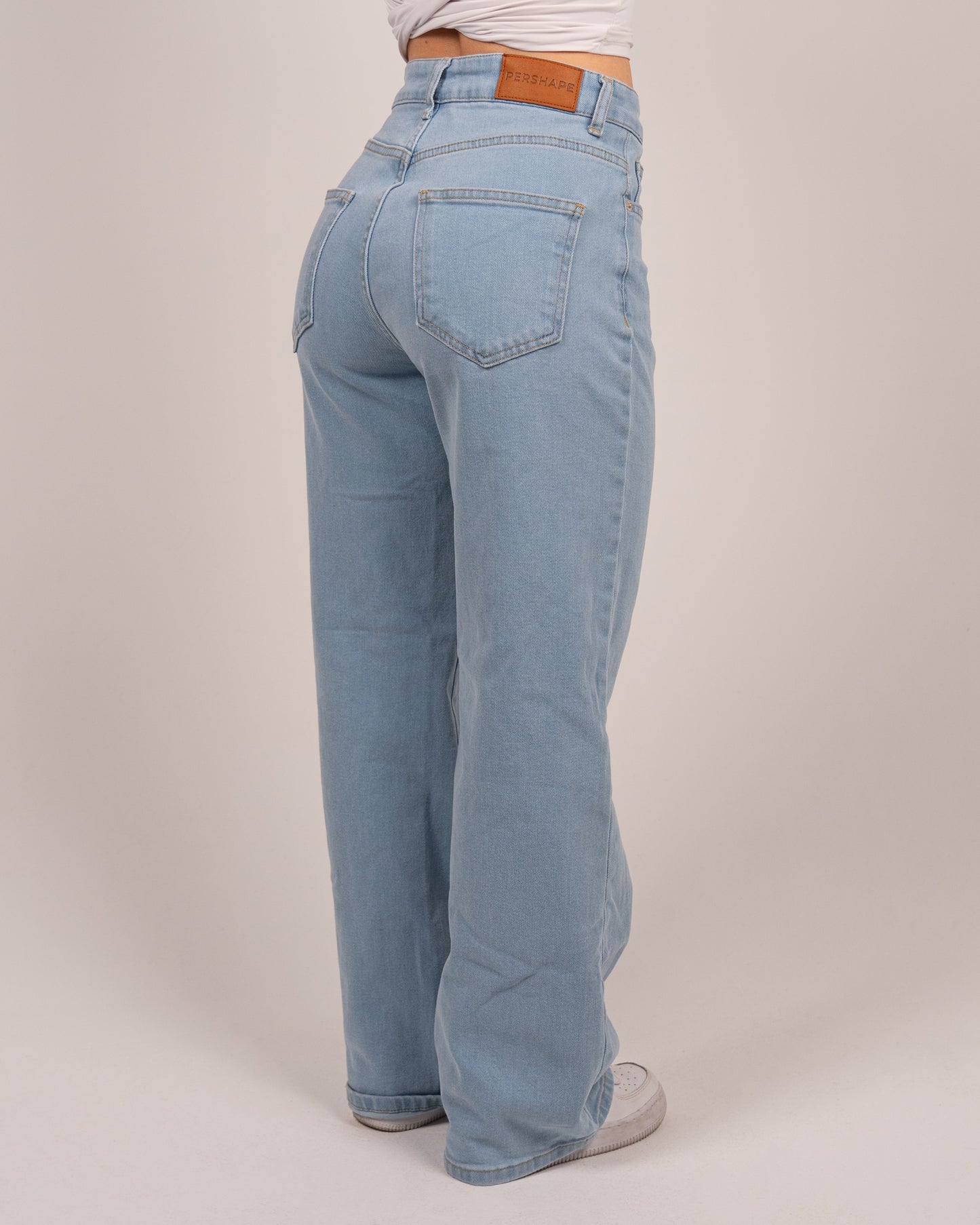 NEW: Pershape Straight Leg Jeans - Vintage Blue