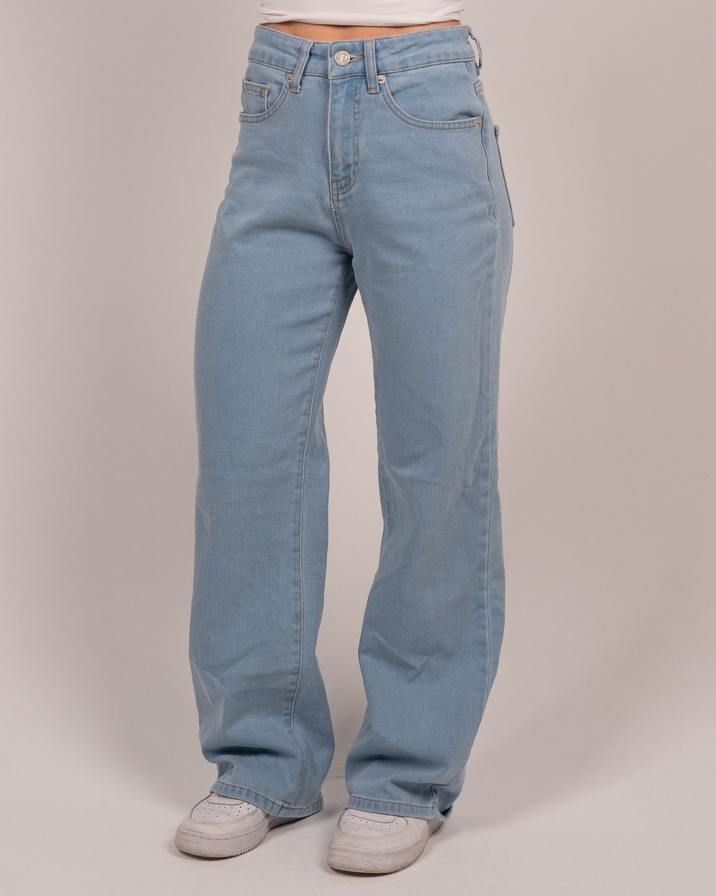 NEW: Pershape Straight Leg Jeans - Vintage Blue