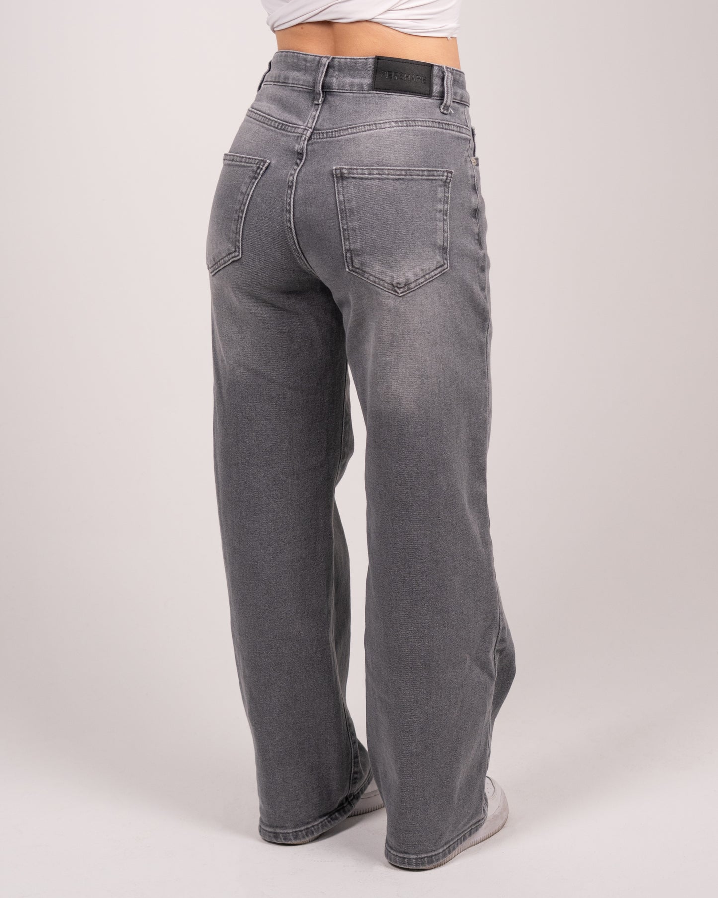 YENİ: Pershape Düz Paça Kot Pantolon - Vintage Gri
