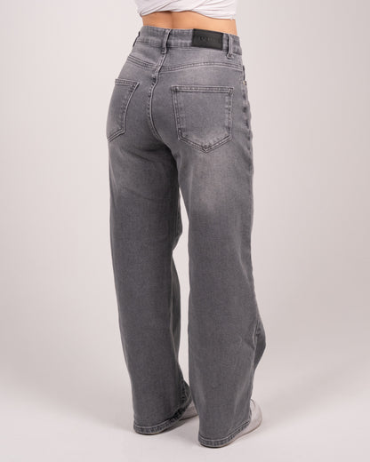 YENİ: Pershape Düz Paça Kot Pantolon - Vintage Gri